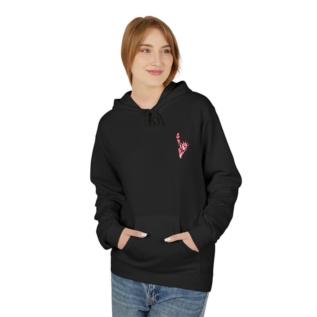 Matching Hoodie for Awake NY x Air Jordan Retro 5 Arctic Pink - ‘Wide Awake’ Hoodie – NYC Skyline Streetwear - Retro V Match