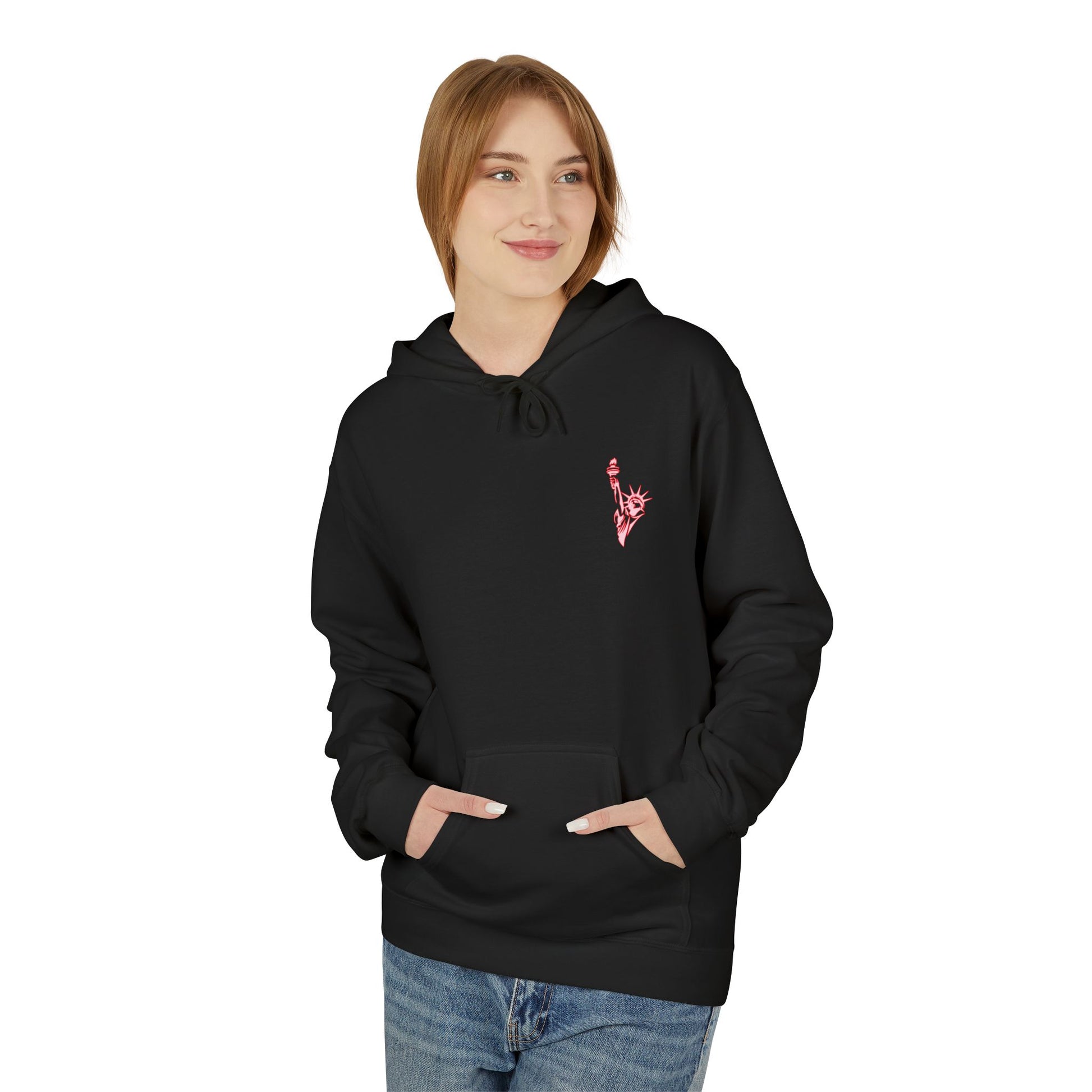 Matching Hoodie for Awake NY x Air Jordan Retro 5 Arctic Pink - ‘Wide Awake’ Hoodie – NYC Skyline Streetwear - Retro V Match